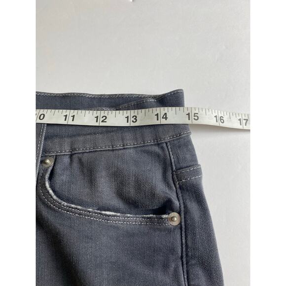 Hudson Gray Nico Mid-Rise Skinny Ankle Raw Hem Jeans Size 28 - Picture 5 of 8